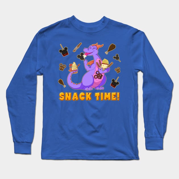 Snack Time! Long Sleeve T-Shirt by AttractionsApparel